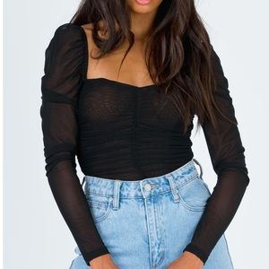 Princess Polly black Asher bodysuit